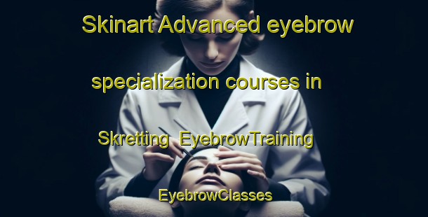 Skinart Advanced eyebrow specialization courses in Skretting | EyebrowTraining | EyebrowClasses | SkinartTraining-Norway