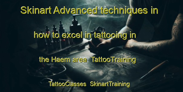 Skinart Advanced techniques in how to excel in tattooing in the Haem area | TattooTraining | TattooClasses | SkinartTraining-Norway
