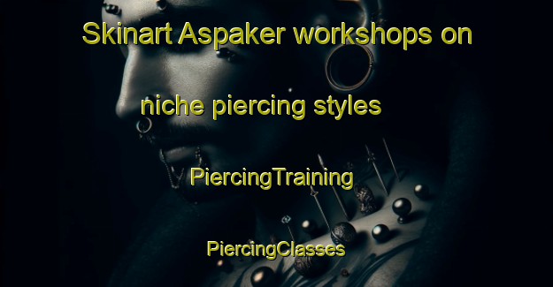 Skinart Aspaker workshops on niche piercing styles | #PiercingTraining #PiercingClasses #SkinartTraining-Norway