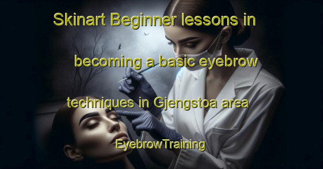 Skinart Beginner lessons in becoming a basic eyebrow techniques in Gjengstoa area | EyebrowTraining | EyebrowClasses | SkinartTraining-Norway