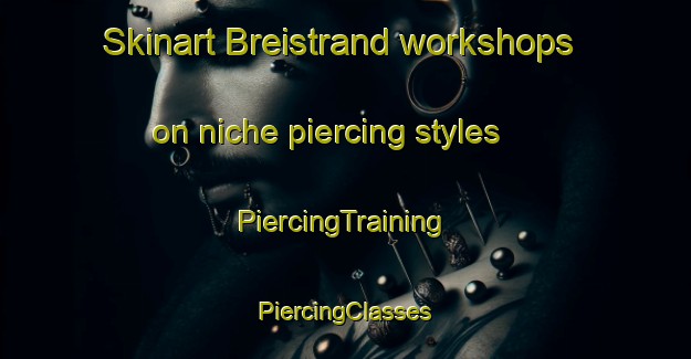 Skinart Breistrand workshops on niche piercing styles | #PiercingTraining #PiercingClasses #SkinartTraining-Norway