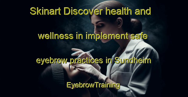 Skinart Discover health and wellness in implement safe eyebrow practices in Sundheim | EyebrowTraining | EyebrowClasses | SkinartTraining-Norway