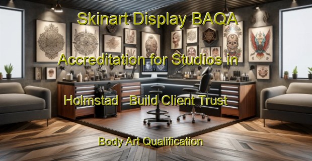 Skinart Display BAQA Accreditation for Studios in Holmstad - Build Client Trust | Body Art Qualification Authority | BAQA-Norway
