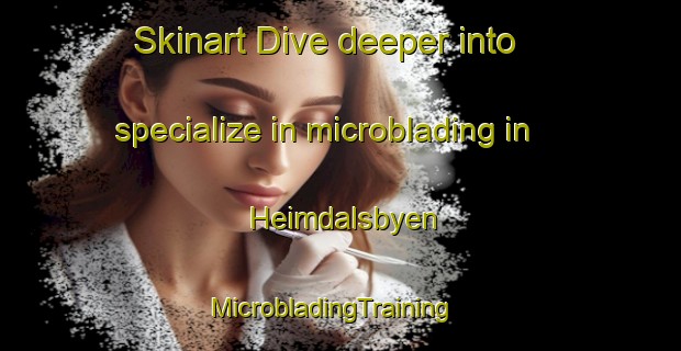 Skinart Dive deeper into specialize in microblading in Heimdalsbyen | MicrobladingTraining | MicrobladingClasses | SkinartTraining-Norway