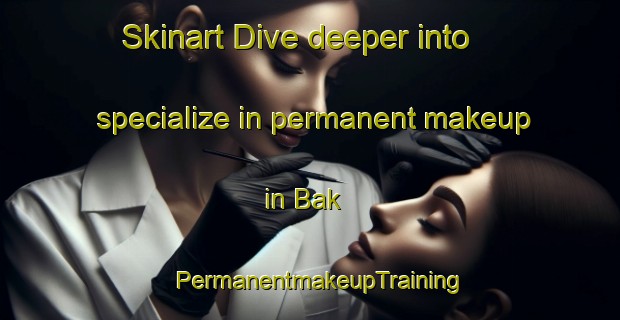 Skinart Dive deeper into specialize in permanent makeup in Bak | PermanentmakeupTraining | PermanentmakeupClasses | SkinartTraining-Norway