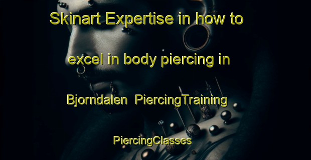 Skinart Expertise in how to excel in body piercing in Bjorndalen | PiercingTraining | PiercingClasses | SkinartTraining-Norway