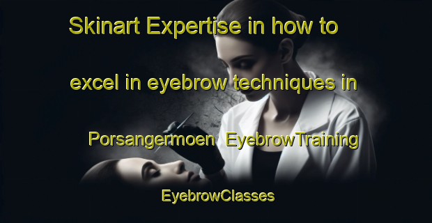 Skinart Expertise in how to excel in eyebrow techniques in Porsangermoen | EyebrowTraining | EyebrowClasses | SkinartTraining-Norway