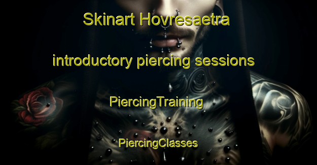 Skinart Hovresaetra introductory piercing sessions | #PiercingTraining #PiercingClasses #SkinartTraining-Norway