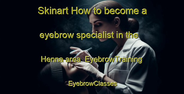 Skinart How to become a eyebrow specialist in the Henna area | EyebrowTraining | EyebrowClasses | SkinartTraining-Norway