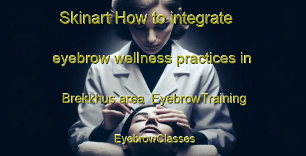 Skinart How to integrate eyebrow wellness practices in Brekkhus area | EyebrowTraining | EyebrowClasses | SkinartTraining-Norway
