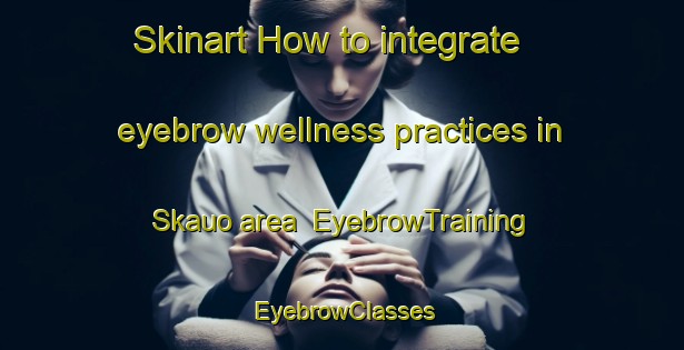 Skinart How to integrate eyebrow wellness practices in Skauo area | EyebrowTraining | EyebrowClasses | SkinartTraining-Norway