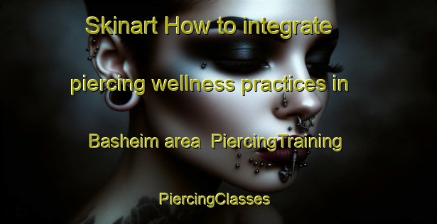 Skinart How to integrate piercing wellness practices in Basheim area | PiercingTraining | PiercingClasses | SkinartTraining-Norway