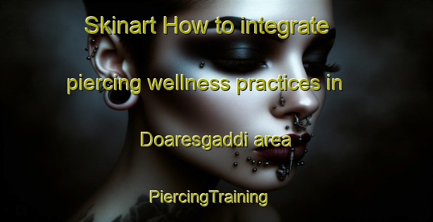 Skinart How to integrate piercing wellness practices in Doaresgaddi area | PiercingTraining | PiercingClasses | SkinartTraining-Norway