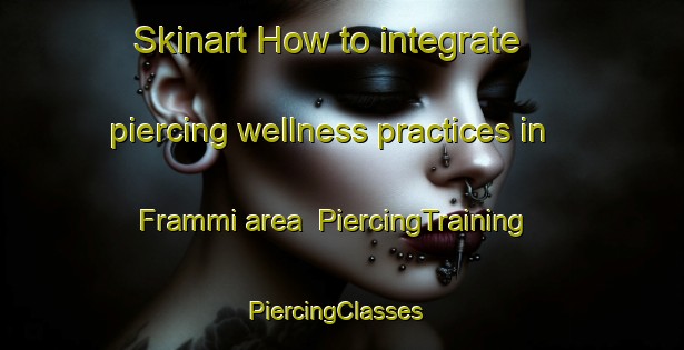 Skinart How to integrate piercing wellness practices in Frammi area | PiercingTraining | PiercingClasses | SkinartTraining-Norway