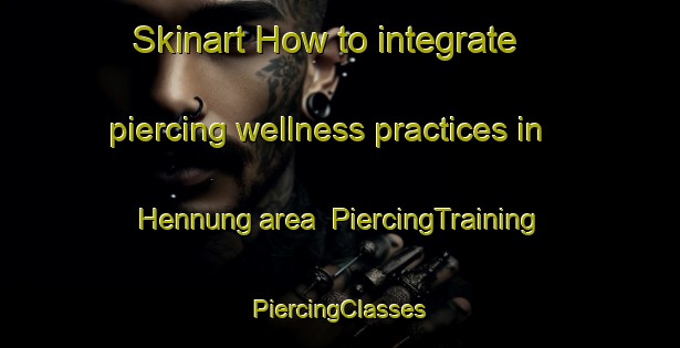 Skinart How to integrate piercing wellness practices in Hennung area | #PiercingTraining #PiercingClasses #SkinartTraining-Norway