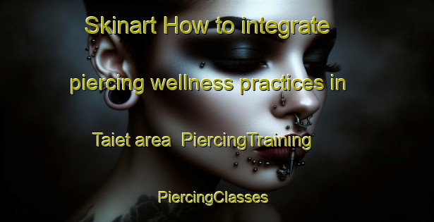 Skinart How to integrate piercing wellness practices in Taiet area | PiercingTraining | PiercingClasses | SkinartTraining-Norway