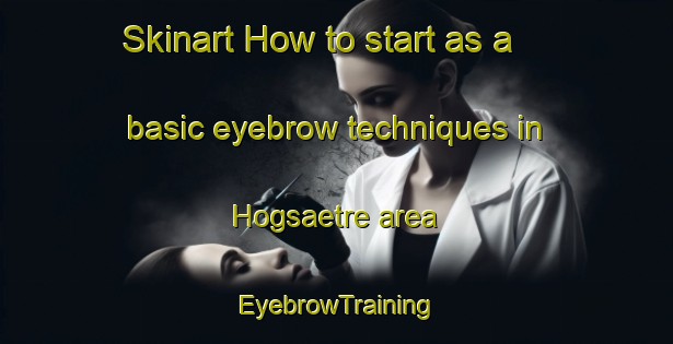 Skinart How to start as a basic eyebrow techniques in Hogsaetre area | EyebrowTraining | EyebrowClasses | SkinartTraining-Norway