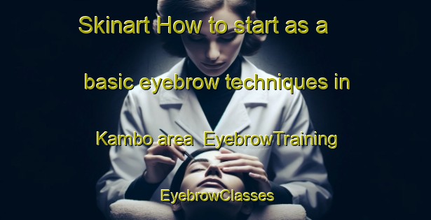 Skinart How to start as a basic eyebrow techniques in Kambo area | EyebrowTraining | EyebrowClasses | SkinartTraining-Norway