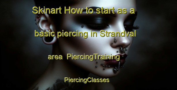 Skinart How to start as a basic piercing in Strandval area | PiercingTraining | PiercingClasses | SkinartTraining-Norway