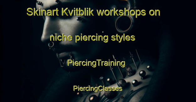 Skinart Kvitblik workshops on niche piercing styles | #PiercingTraining #PiercingClasses #SkinartTraining-Norway