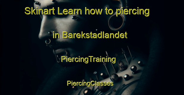 Skinart Learn how to piercing in Barekstadlandet | PiercingTraining | PiercingClasses | SkinartTraining-Norway