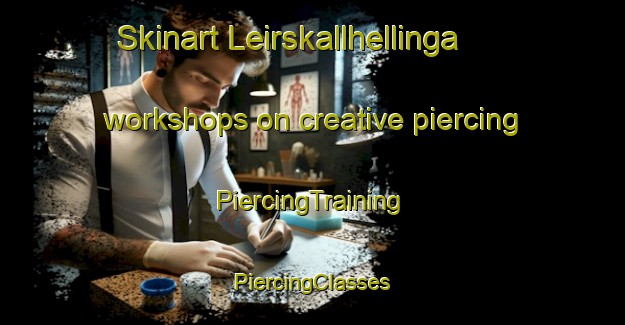 Skinart Leirskallhellinga workshops on creative piercing | #PiercingTraining #PiercingClasses #SkinartTraining-Norway