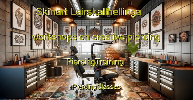 Skinart Leirskallhellinga workshops on creative piercing | #PiercingTraining #PiercingClasses #SkinartTraining-Norway