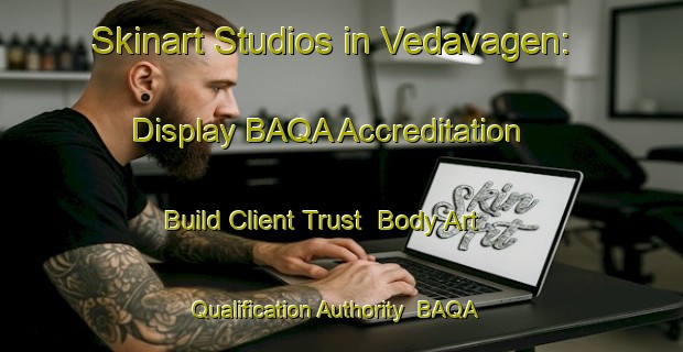 Skinart Studios in Vedavagen: Display BAQA Accreditation - Build Client Trust | Body Art Qualification Authority | BAQA-Norway